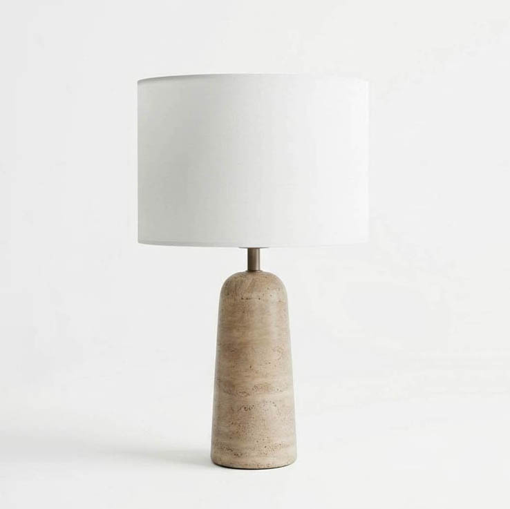 5786-T165 Fabric Concrete Table Lamp